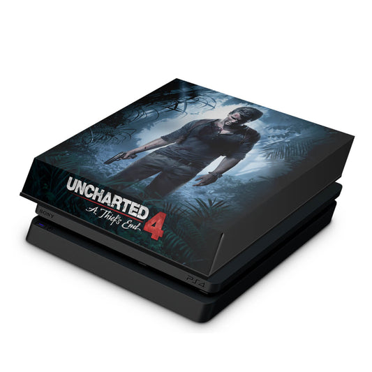 Capa Anti Poeira PS4 Slim - Uncharted 4