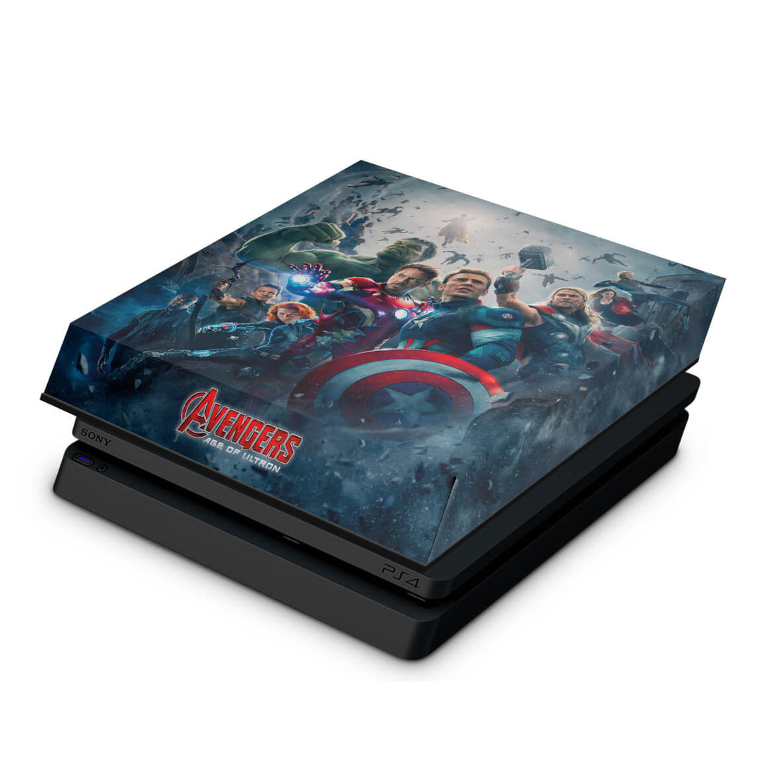 Capa Anti Poeira PS4 Slim - Avengers - Age of Ultron