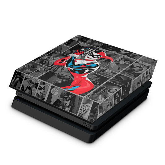 Capa Anti Poeira PS4 Slim - Harley Quinn - Arlequina #a