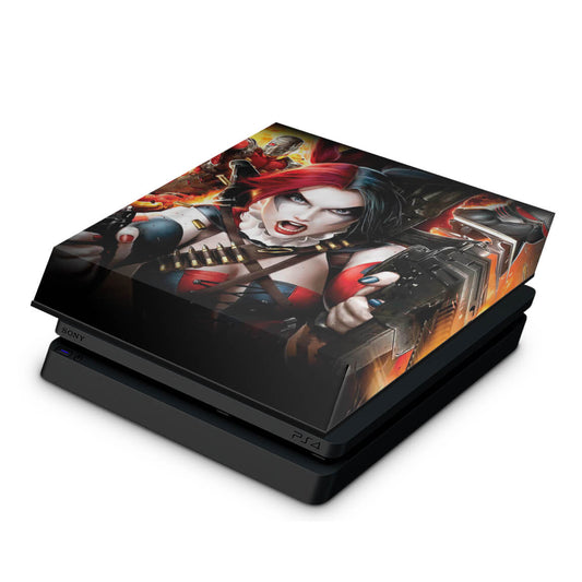 Capa Anti Poeira PS4 Slim - Harley Quinn - Arlequina #b