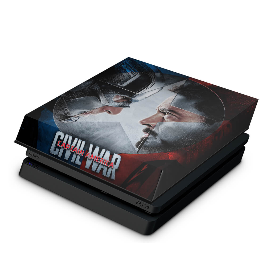 Capa Anti Poeira PS4 Slim - Capitão America - Guerra Civil