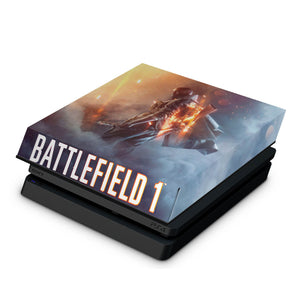 Capa Anti Poeira PS4 Slim - Battlefield 1