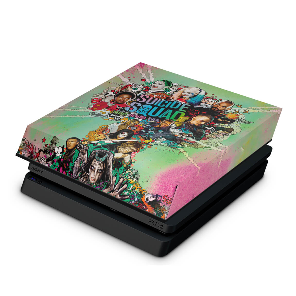 Capa Anti Poeira PS4 Slim - Esquadrão Suicida #B