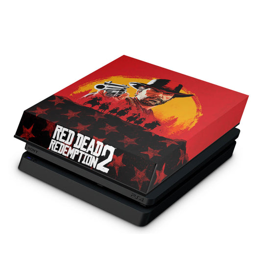 Capa Anti Poeira PS4 Slim - Red Dead Redemption 2