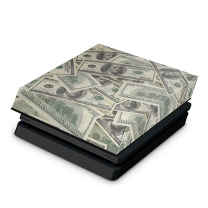 Capa Anti Poeira PS4 Slim - Dollar Money Dinheiro