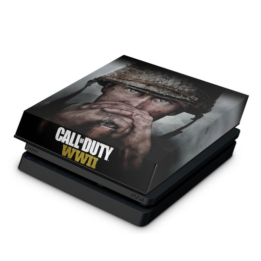Capa Anti Poeira PS4 Slim - Call of Duty WW2