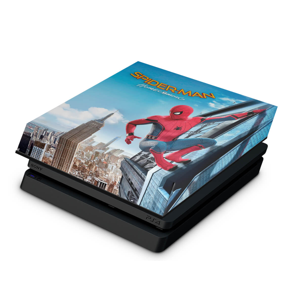 Capa Anti Poeira PS4 Slim - Spiderman - Homem Aranha Homecoming