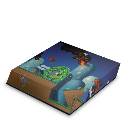Capa Anti Poeira PS4 Slim - Rick And Morty Mario