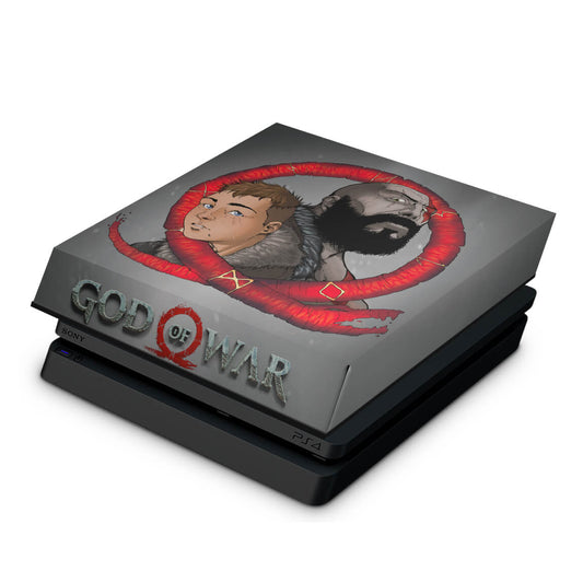 Capa Anti Poeira PS4 Slim - God of War 4