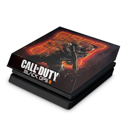 PS4 Slim Capa Anti Poeira - Call of Duty Black Ops 4