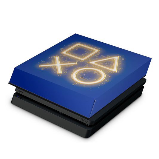 PS4 Slim Capa Anti Poeira - Days Of Play Edição Limitada