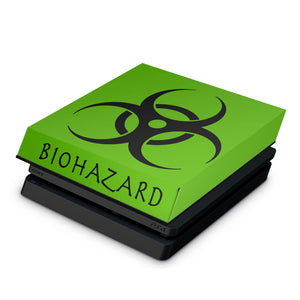 Capa Anti Poeira PS4 Slim - Biohazard Radioativo