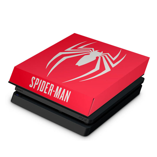 PS4 Slim Capa Anti Poeira - Spider-man Bundle
