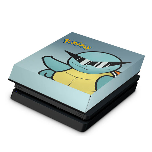 PS4 Slim Capa Anti Poeira - Pokemon Squirtle