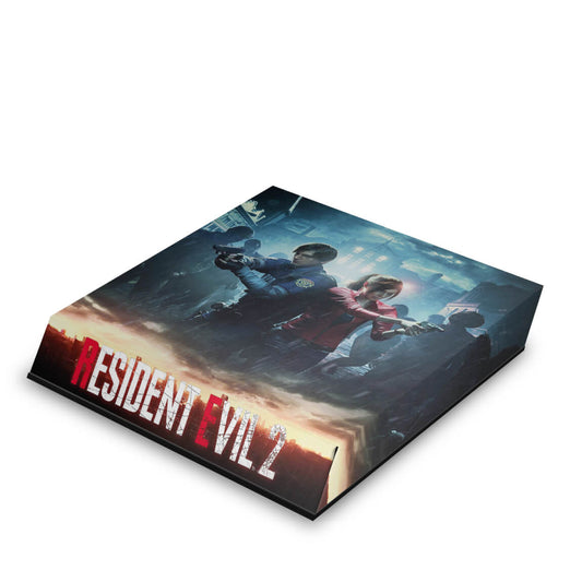 PS4 Slim Capa Anti Poeira - Resident Evil 2 Remake