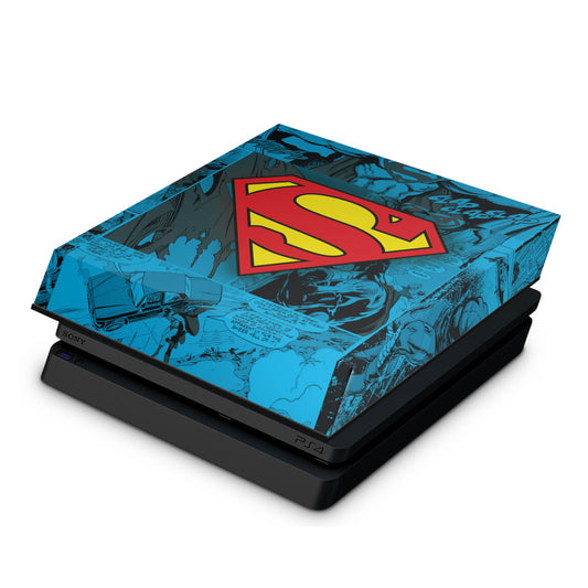 PS4 Slim Capa Anti Poeira - Super Homem Superman Comics
