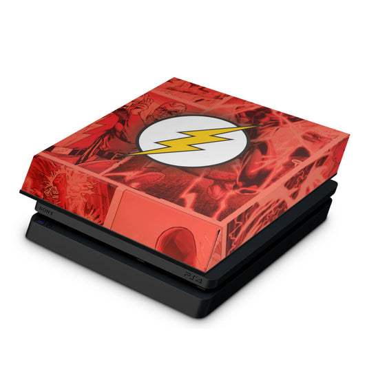 PS4 Slim Capa Anti Poeira - The Flash Comics
