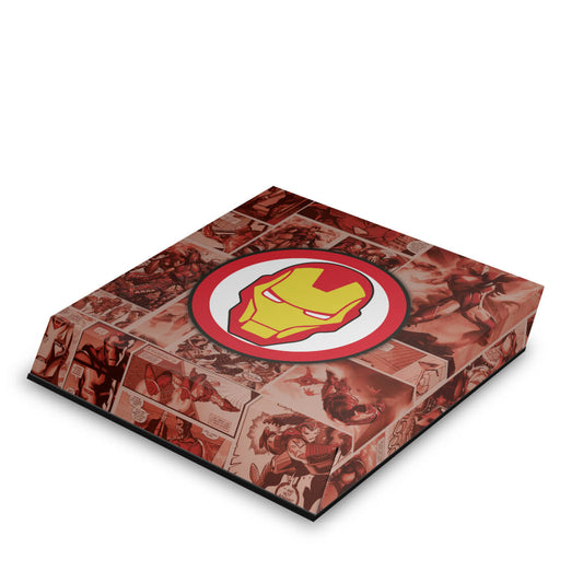 PS4 Slim Capa Anti Poeira - Homem de Ferro Comics