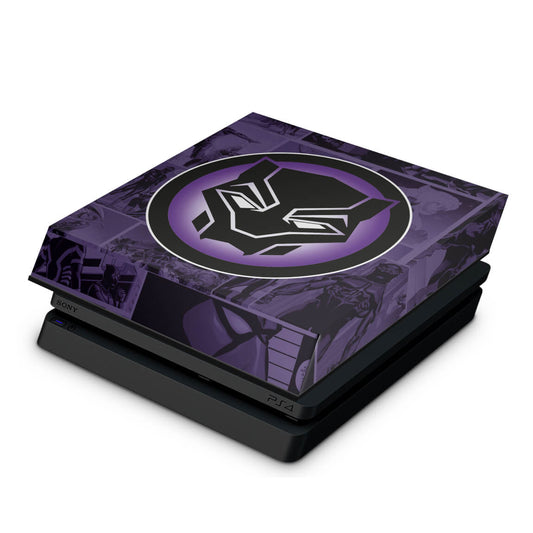 PS4 Slim Capa Anti Poeira - Pantera Negra Comics