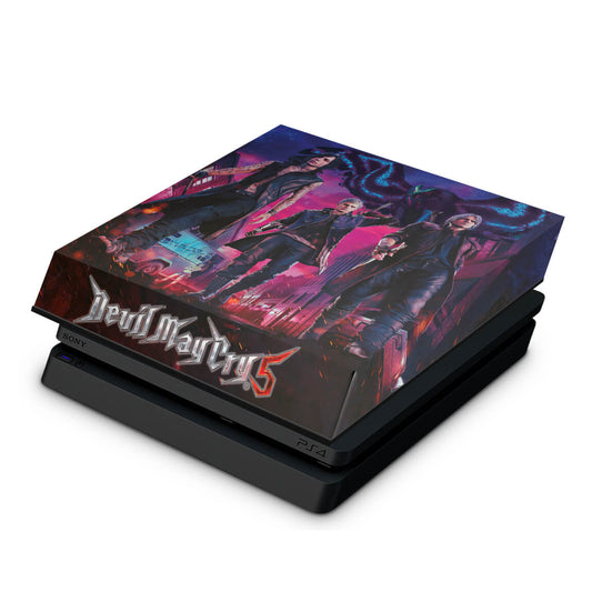 PS4 Slim Capa Anti Poeira - Devil May Cry 5