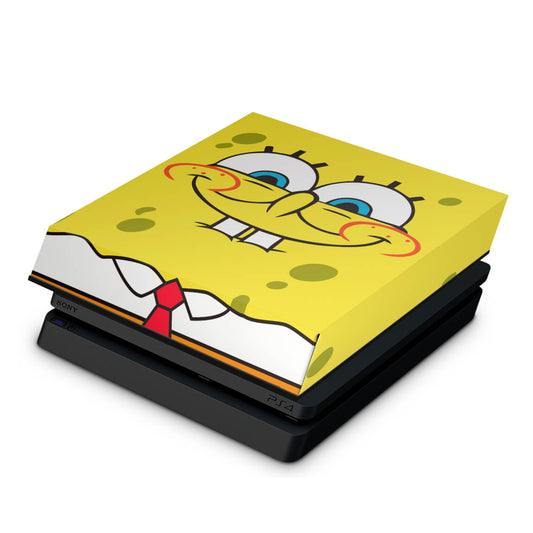 PS4 Slim Capa Anti Poeira - Bob Esponja