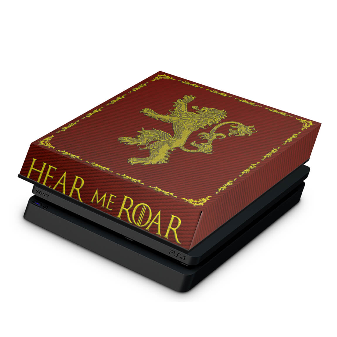 PS4 Slim Capa Anti Poeira - Game Of Thrones Lannister