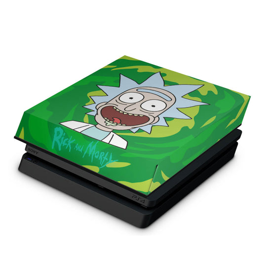 PS4 Slim Capa Anti Poeira - Rick Rick and Morty