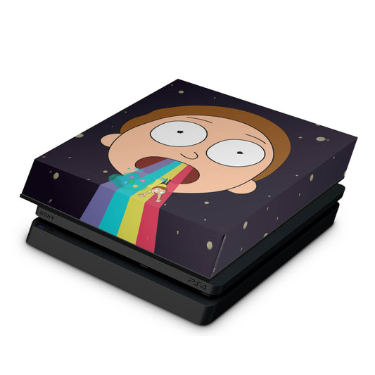 PS4 Slim Capa Anti Poeira - Morty Rick and Morty