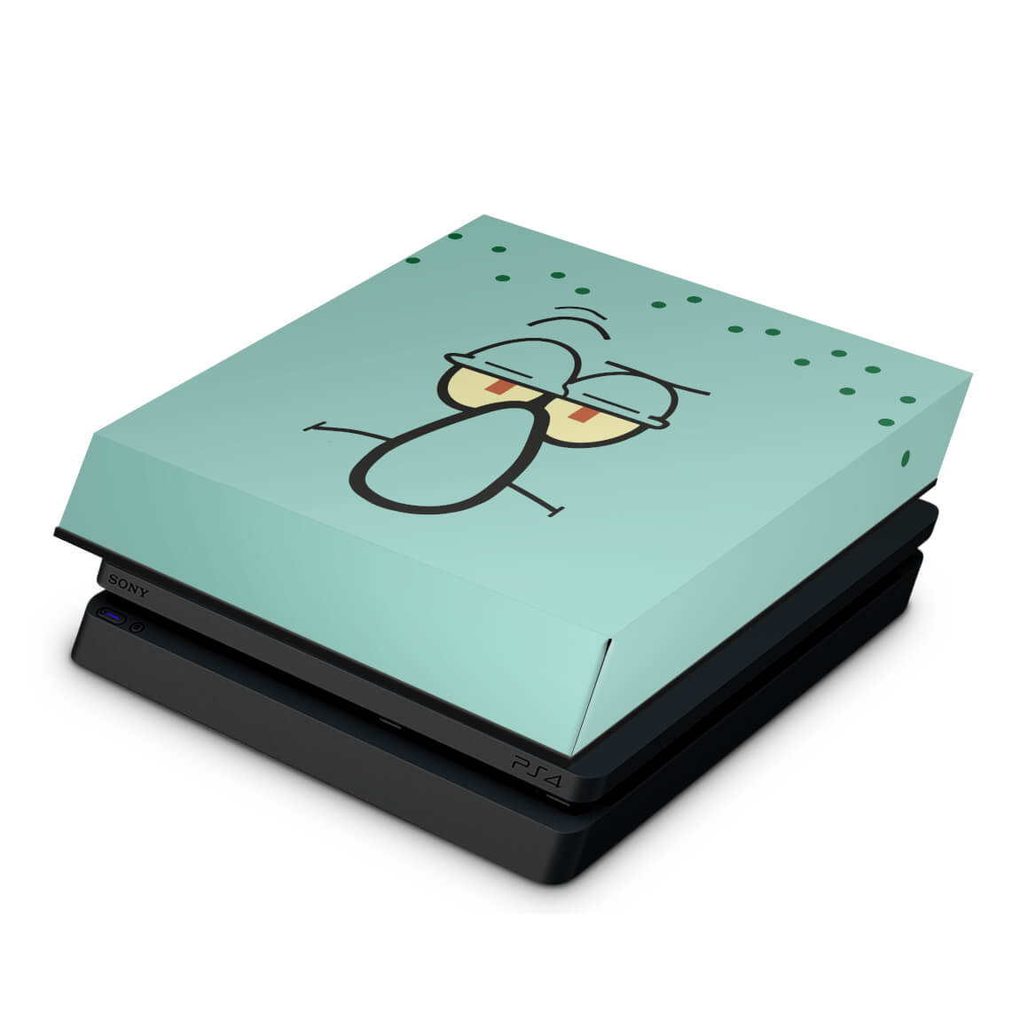 PS4 Slim Capa Anti Poeira - Lula Molusco Bob Esponja