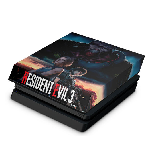 PS4 Slim Capa Anti Poeira - Resident Evil 3 Remake