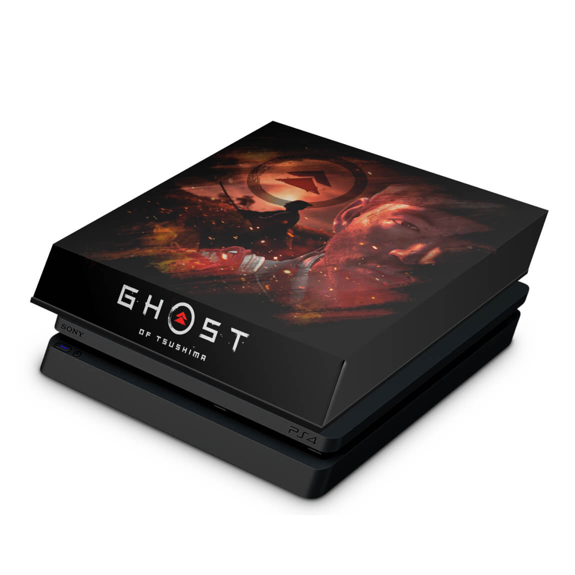 PS4 Slim Capa Anti Poeira - Ghost of Tsushima