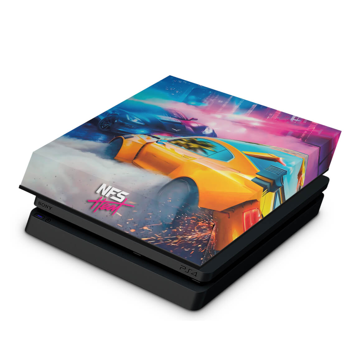 PS4 Slim Capa Anti Poeira - Need For Speed Heat