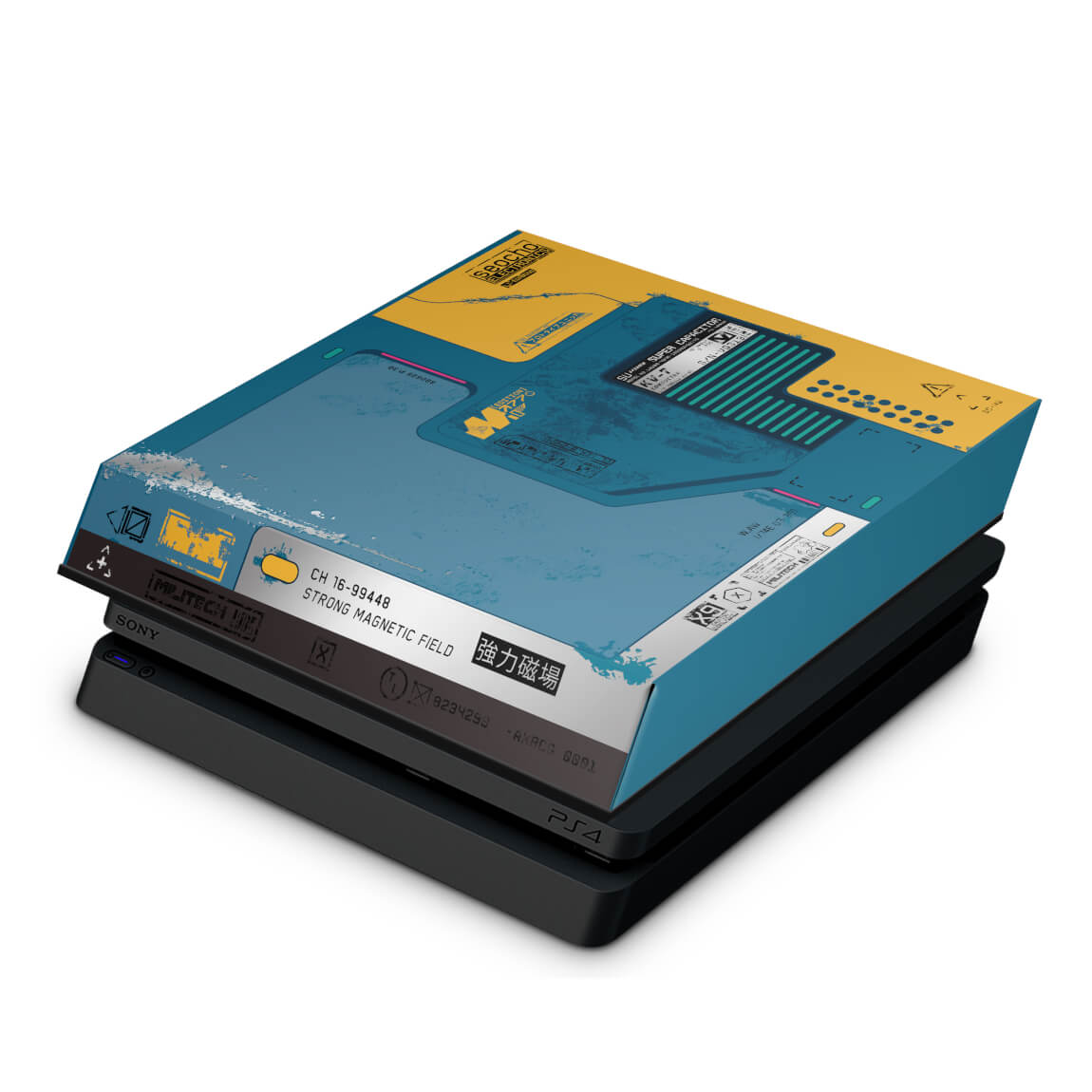 PS4 Slim Capa Anti Poeira - Cyberpunk 2077 Bundle