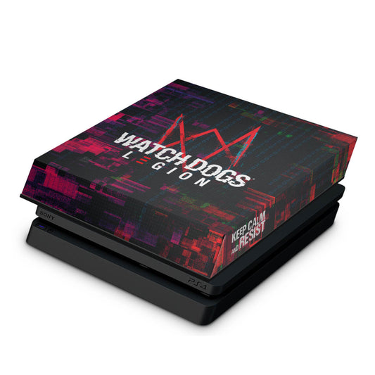 PS4 Slim Capa Anti Poeira - Watch Dogs Legion