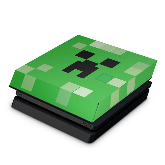 PS4 Slim Capa Anti Poeira - Creeper Minecraft