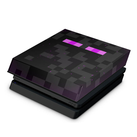 PS4 Slim Capa Anti Poeira - Minecraft Enderman