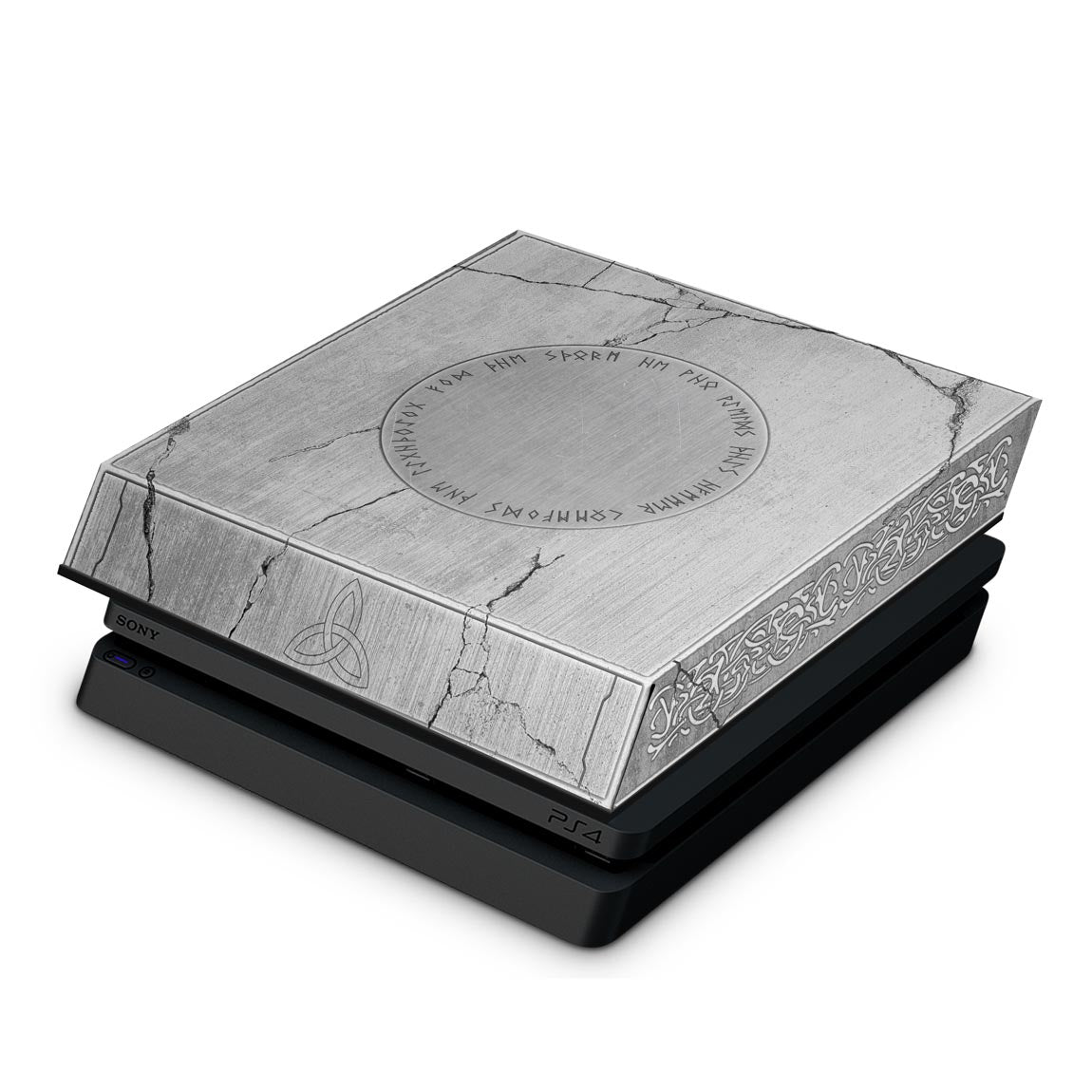 PS4 Slim Capa Anti Poeira - Mjolnir Thor Amor e Trovão