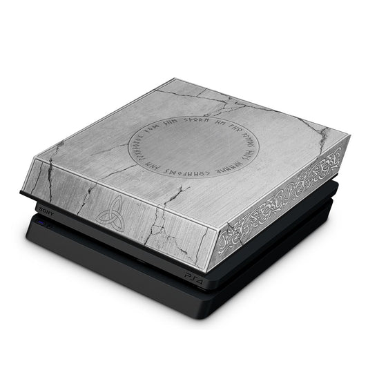 PS4 Slim Capa Anti Poeira - Mjolnir Thor Amor e Trovão
