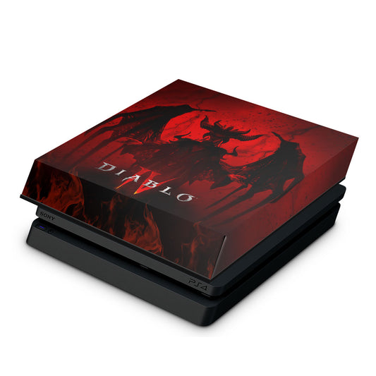 PS4 Slim Capa Anti Poeira - Diablo IV 4
