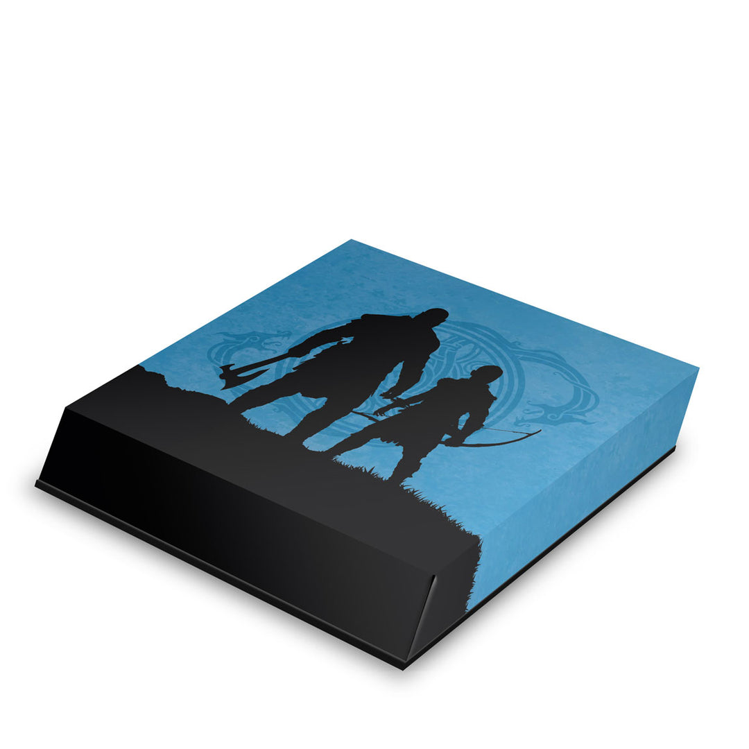 Capa Anti Poeira PS4 Slim - God of War Ragnarok Edition - Pop Arte Skins - foto 2