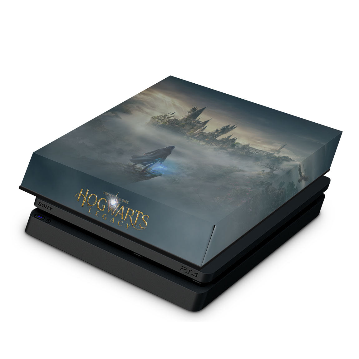 PS4 Slim Capa Anti Poeira - Hogwarts Legacy