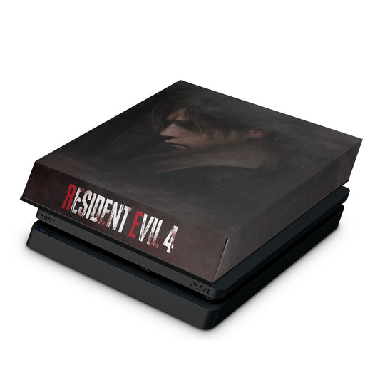 PS4 Slim Capa Anti Poeira - Resident Evil 4 Remake
