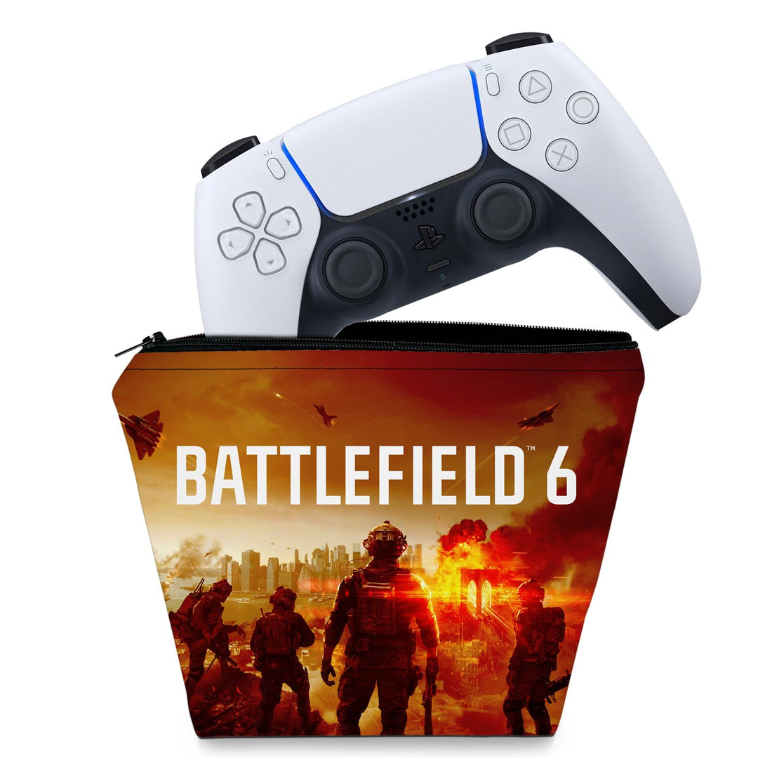 Capa Case PS5 Controle - Battlefield 6