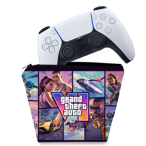Capa PS5 Controle Case - GTA VI