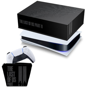 KIT Capa Anti Poeira e Case Controle PS5 Fat Horizontal - Modelo 001