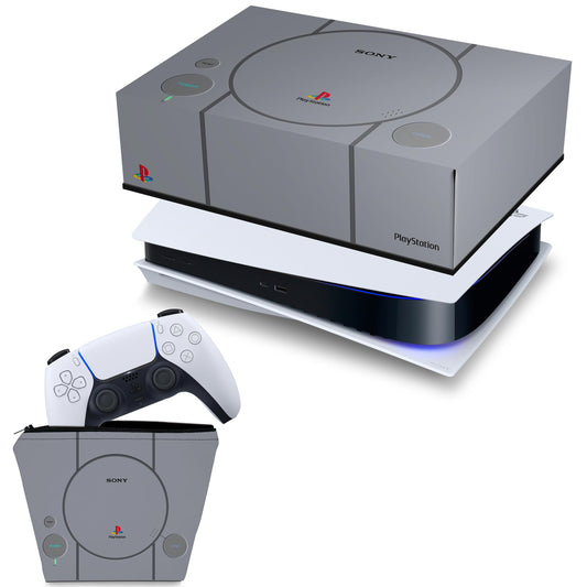 KIT Capa Anti Poeira e Case Controle PS5 Fat Horizontal - Sony Playstation 1