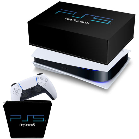 KIT Capa Anti Poeira e Case Controle PS5 Fat Horizontal - Sony Playstation 5