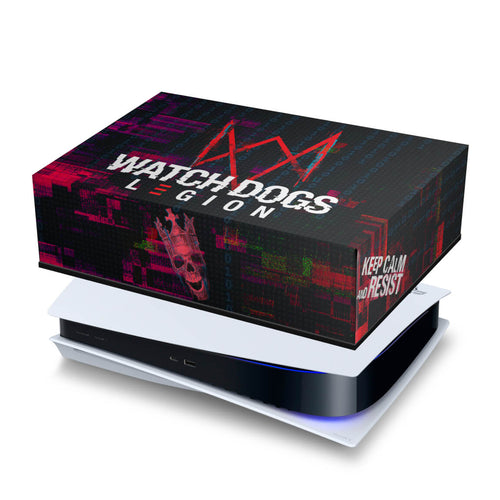 Capa Anti Poeira PS5 Fat Horizontal - Watch Dogs Legion