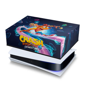 PS5 Fat Capa Anti Poeira - Crash Bandicoot 4