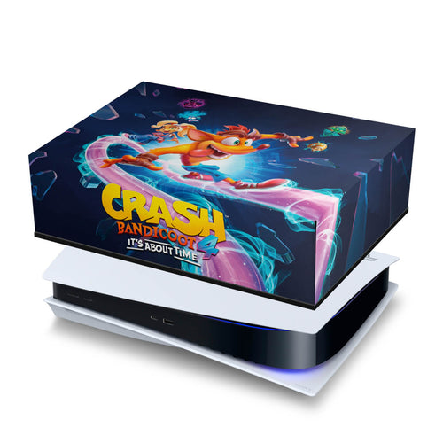 Capa Anti Poeira PS5 Fat Horizontal - Crash Bandicoot 4